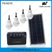 Sistema de iluminación solar recargable para el hogar con cargador de teléfono